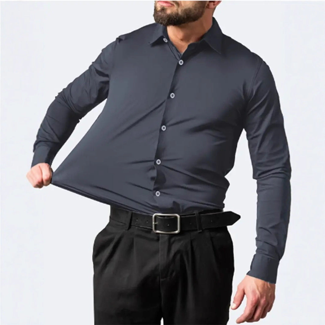Herren Langarmhemd Slim Fit Berlin Style - BerlinGlamour