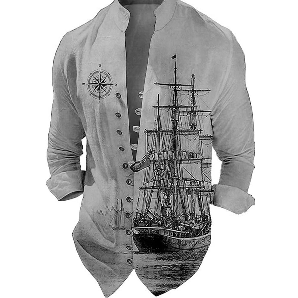 Herren Weste Maritim Schiff Design Klassisch Modern