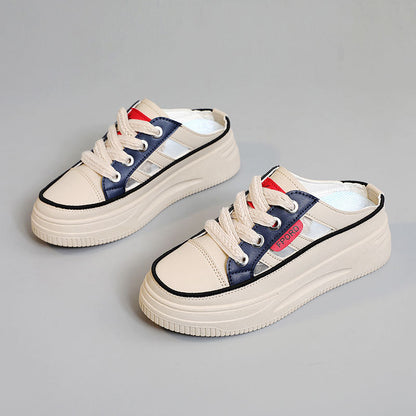 Damen Sneaker Slip-On atmungsaktiv Mesh rutschfest