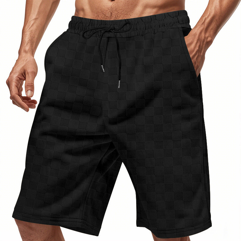 Herren Sport Shorts Elastisch Mit Seitentaschen