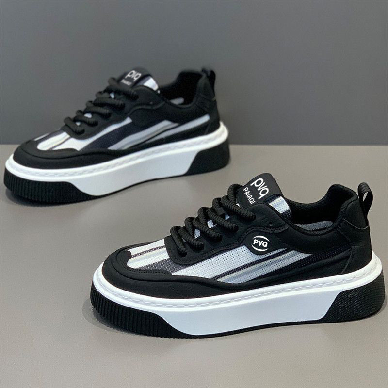 Damen Plateau Sneaker Atmungsaktiv Rutschfest Trendy