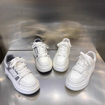 Damen Plattform Sneaker Bequem Dämpfung Modern