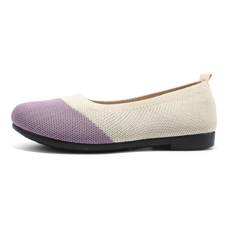 Damen Ballerinas Atmungsaktiv Komfortabel Schuhe