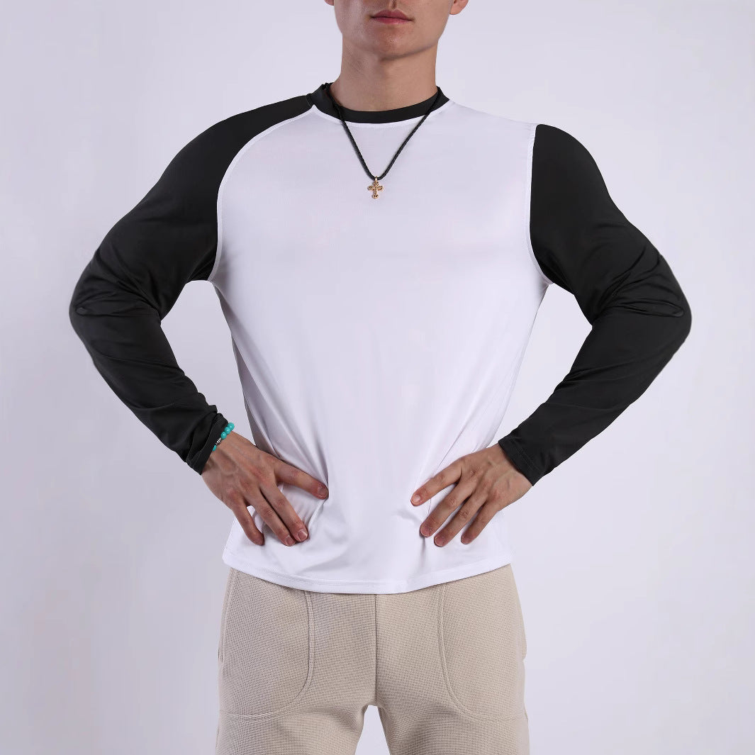 Herren Sportshirt Langarm atmungsaktiv Feuchtigkeitsregulierend