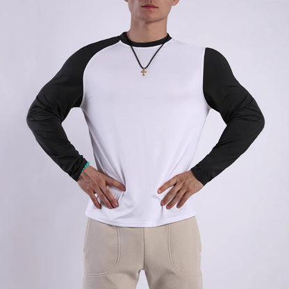Herren Sportshirt Langarm atmungsaktiv Feuchtigkeitsregulierend