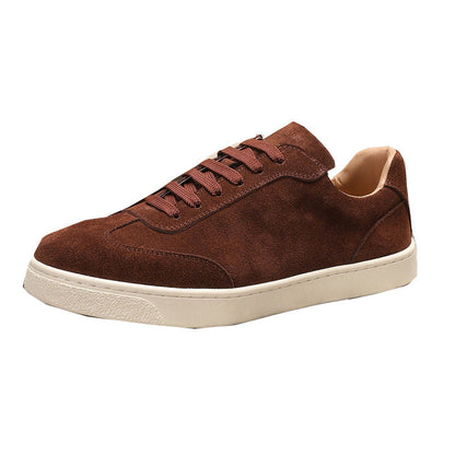 Damen Sneaker Wildleder Sportschuhe Bequem Laufsohle