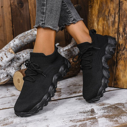Damen Laufschuhe Sportsneaker Elastisch Rutschfest