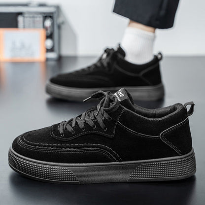 Damen Sneaker Bequem Samtig Rutschfest