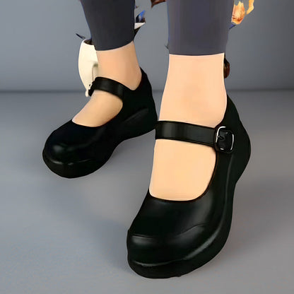Damen Halbschuhe Bequem Verstellbar mit Polsterung