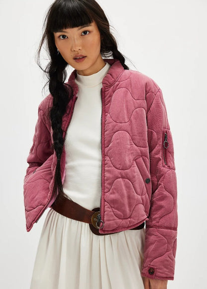 Gesteppte Damen Bomberjacke Trendy Berlin