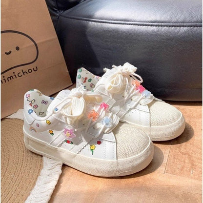Damen Sneaker Atmungsaktiv Mit Dekor Trendy - BerlinGlamour