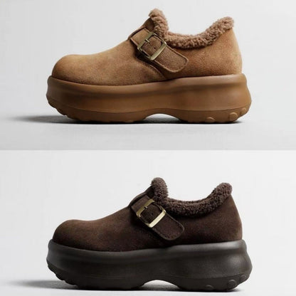 Damen Clogs Komfortabel mit Weichem Kunstfellfutter - BerlinGlamour