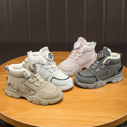 Damen Winterstiefel Geschlossene Schuhe Anpassbarer Knöchelverschluss