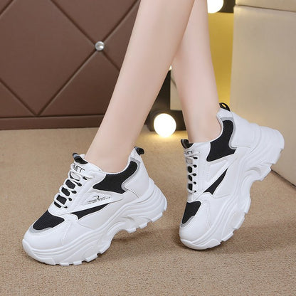 Damen Sneaker Chunky bequem atmungsaktiv Sportschuhe