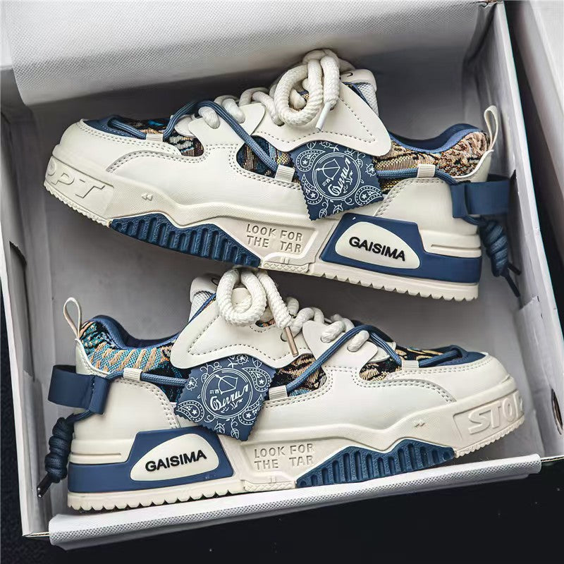 Damen Sneaker Kunstleder Auffällig Modisch - BerlinGlamour
