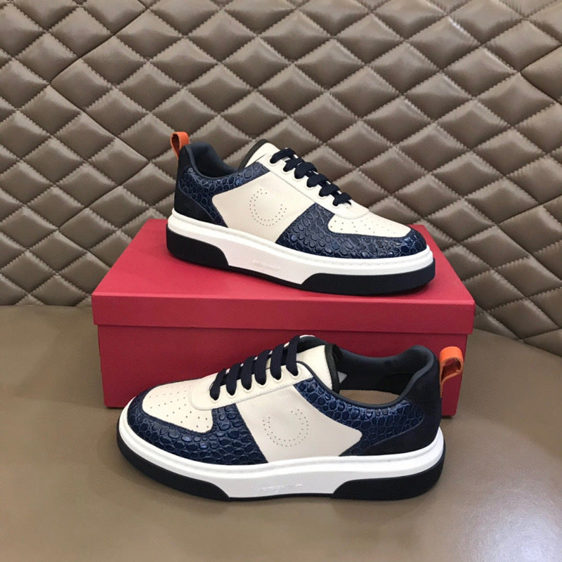 Damen Sneaker Schuppenmuster Komfortabel Sportlich - BerlinGlamour