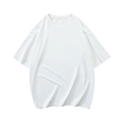 Damen T-Shirt Oversized Lässig Baumwolle
