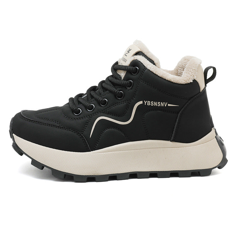 Damen High-Top Sneaker Warm Winter Schnee rutschfest