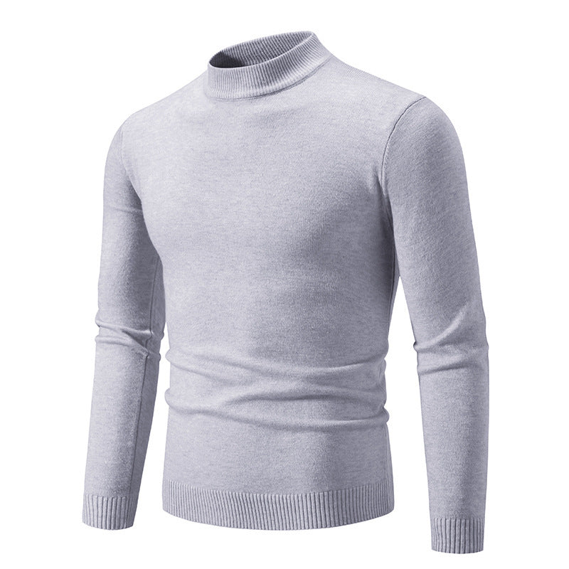 Herren Pullover Rollkragen Baumwolle Hochwertig Elegant