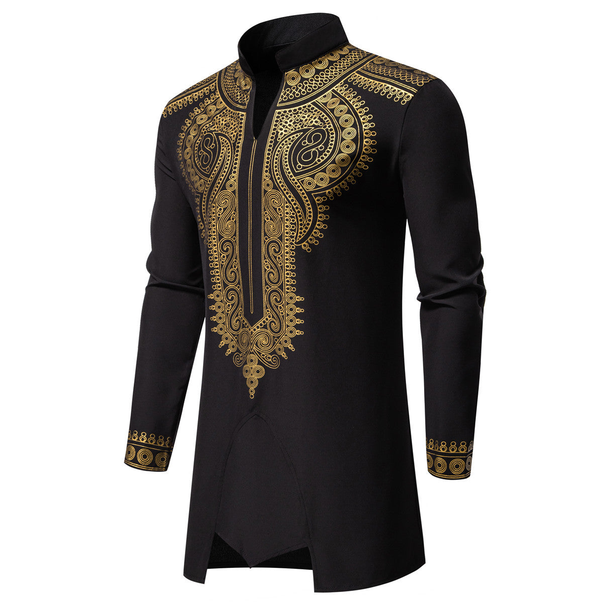 Herren Kaftan Outfit Traditionell Stickerei Elegante Mode