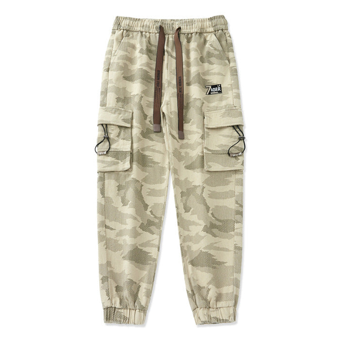Herren Cargohose Elastic mit Reißverschlusstaschen Flexibel