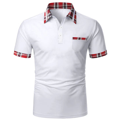 Herren Polohemd Karomuster Modern Style