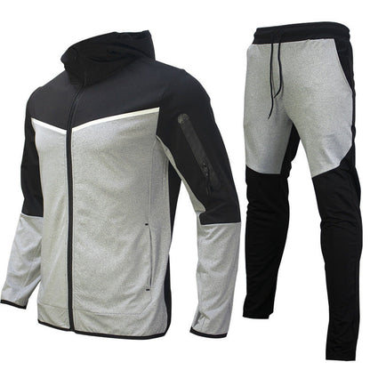 Herren Sportanzug Atmungsaktiv Funktionsjacke Mit Taschen
