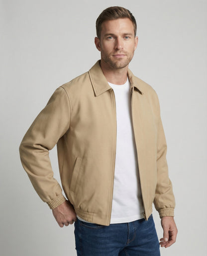 Herren Jacke Retro Harrington Herbstjacke Klassisch - BerlinGlamour
