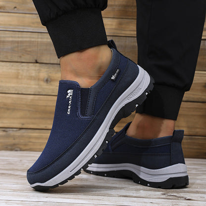 Damen Slip-On Schuhe Atmungsaktiv Rutschfest Bequem
