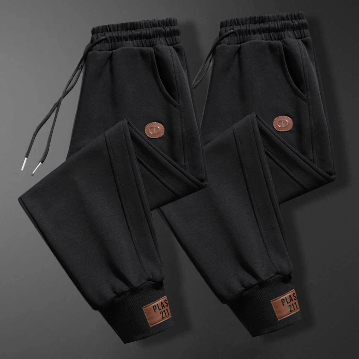Bequeme Herren Sweatpants mit Verstellbund und Taschen Sportlich