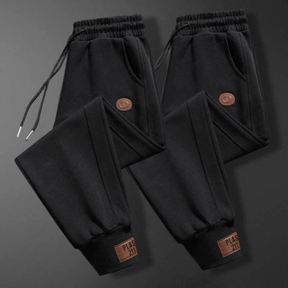 Bequeme Herren Sweatpants mit Verstellbund und Taschen Sportlich