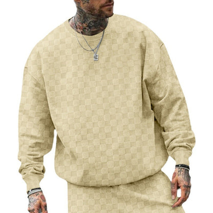 Herren Sweatshirt Oversized mit Muster Großes Design