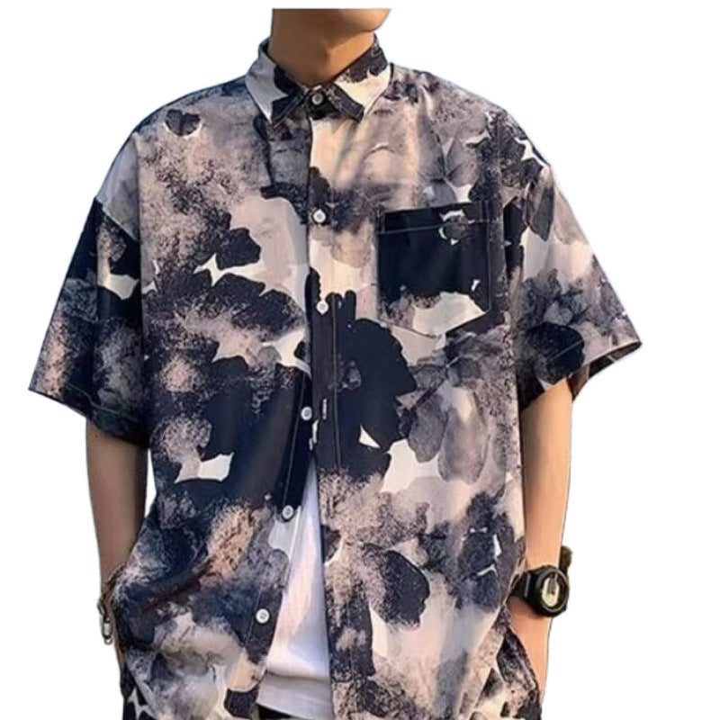 Männer Kurzarm Set Moderne Muster Shirts