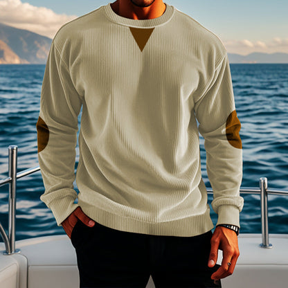 Herren Fleece Pullover Warm Komfortabel Mit Struktur