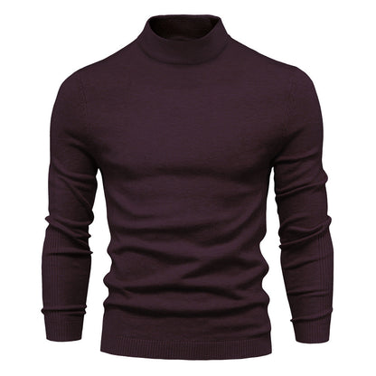 Herren Rollkragenpullover Weich Komfortabel Strick