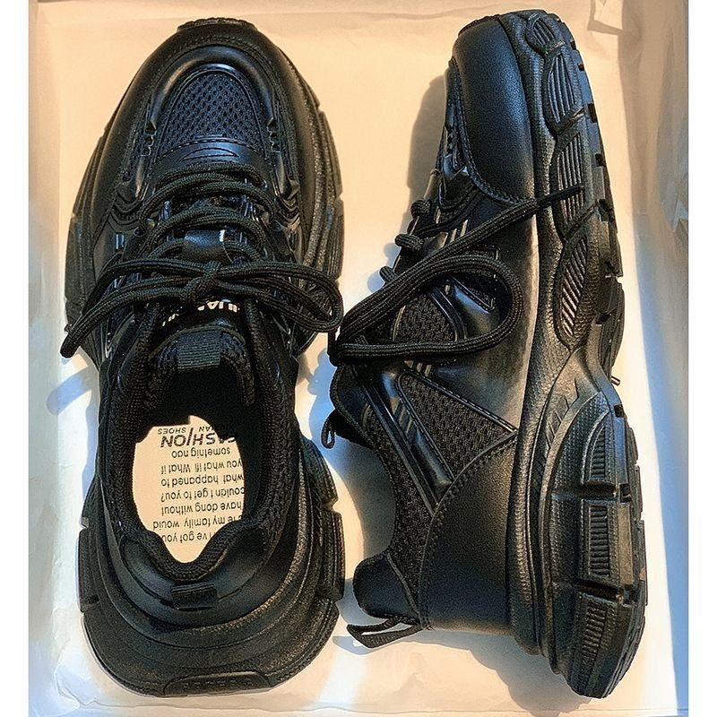 Damen Sneaker Sportlich Atmungsaktiv Dicksohlige Trendschuhe