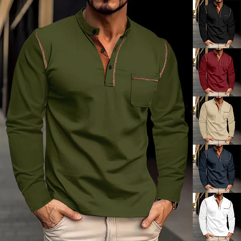 Herren Langarmshirt Klassisch Berlin Style
