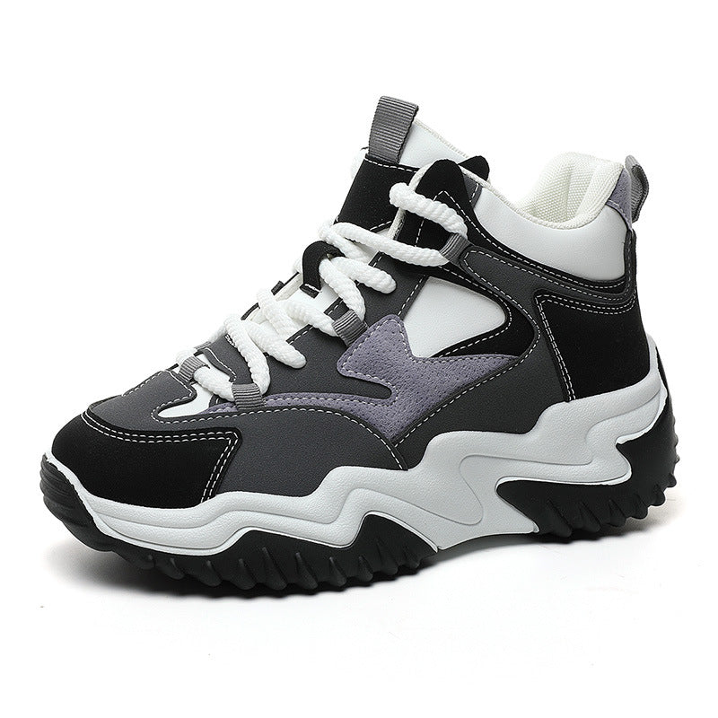 Damen Sneaker Sport High-Top Laufschuhe Komfort Sohle