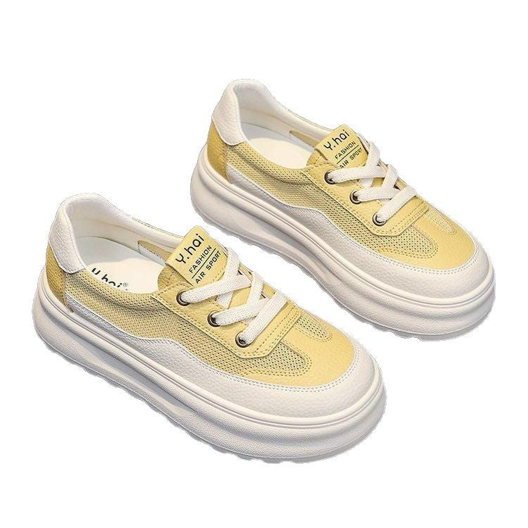 Damen Sneaker Dicke Sohlen Hochwertig Modisch
