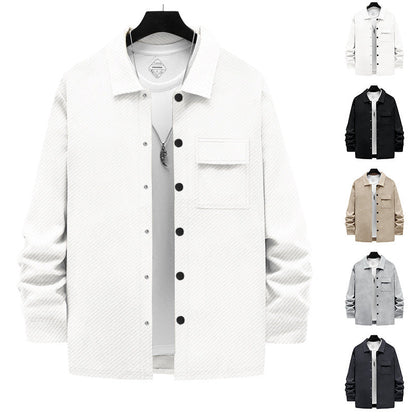 Herren Jacke Lässig Baumwolle Mit Taschen Urban - BerlinGlamour