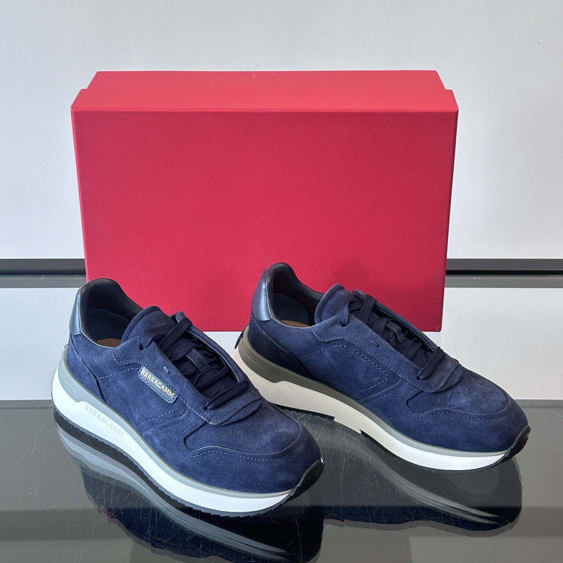 Damen Sneaker Sportlich Rutschfest Wildleder Schuhe