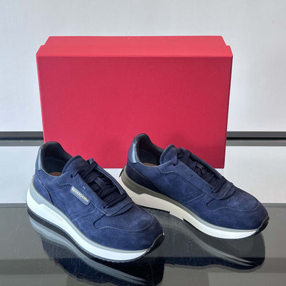 Damen Sneaker Sportlich Rutschfest Wildleder Schuhe