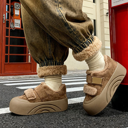 Damen Sneaker Sportlich Kuschelig Fellfutter