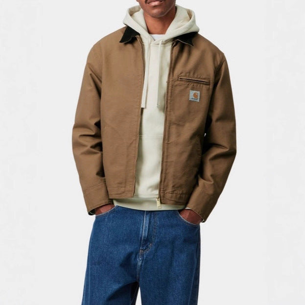 Herren Utility Jacke Praktisch Reißverschluss Modern