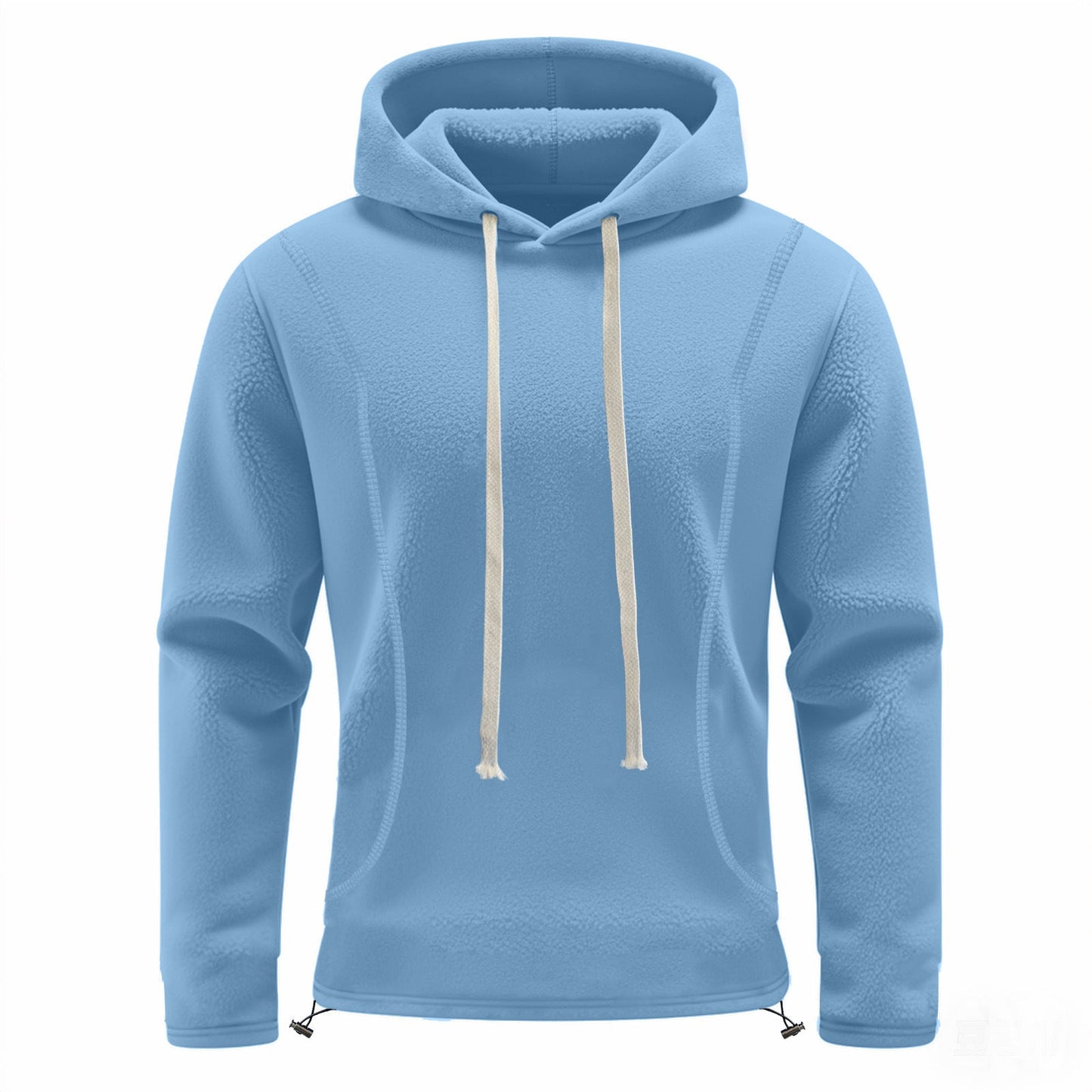 Herren Fleece Pullover Kapuzenjacke Mit Taschen Sportlich