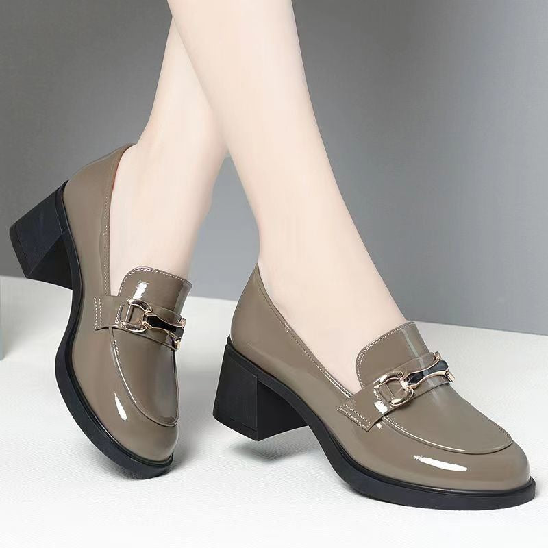 Damen Pumps Elegante Schnalle Schuhe Bequem Moderne