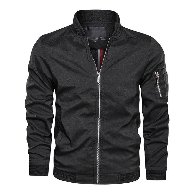 Leichte Bomberjacke Urban Style Schwarz