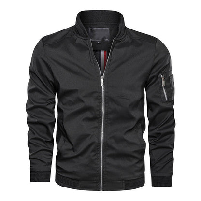 Leichte Bomberjacke Urban Style Schwarz