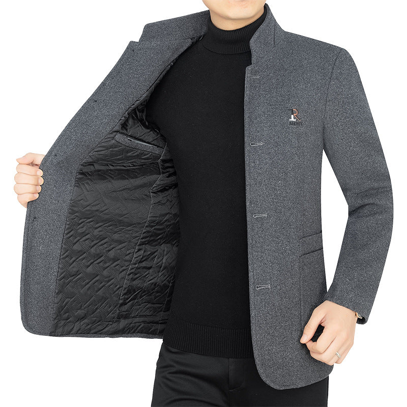 Elegante Herren Winterjacke Schwarz Modern - BerlinGlamour