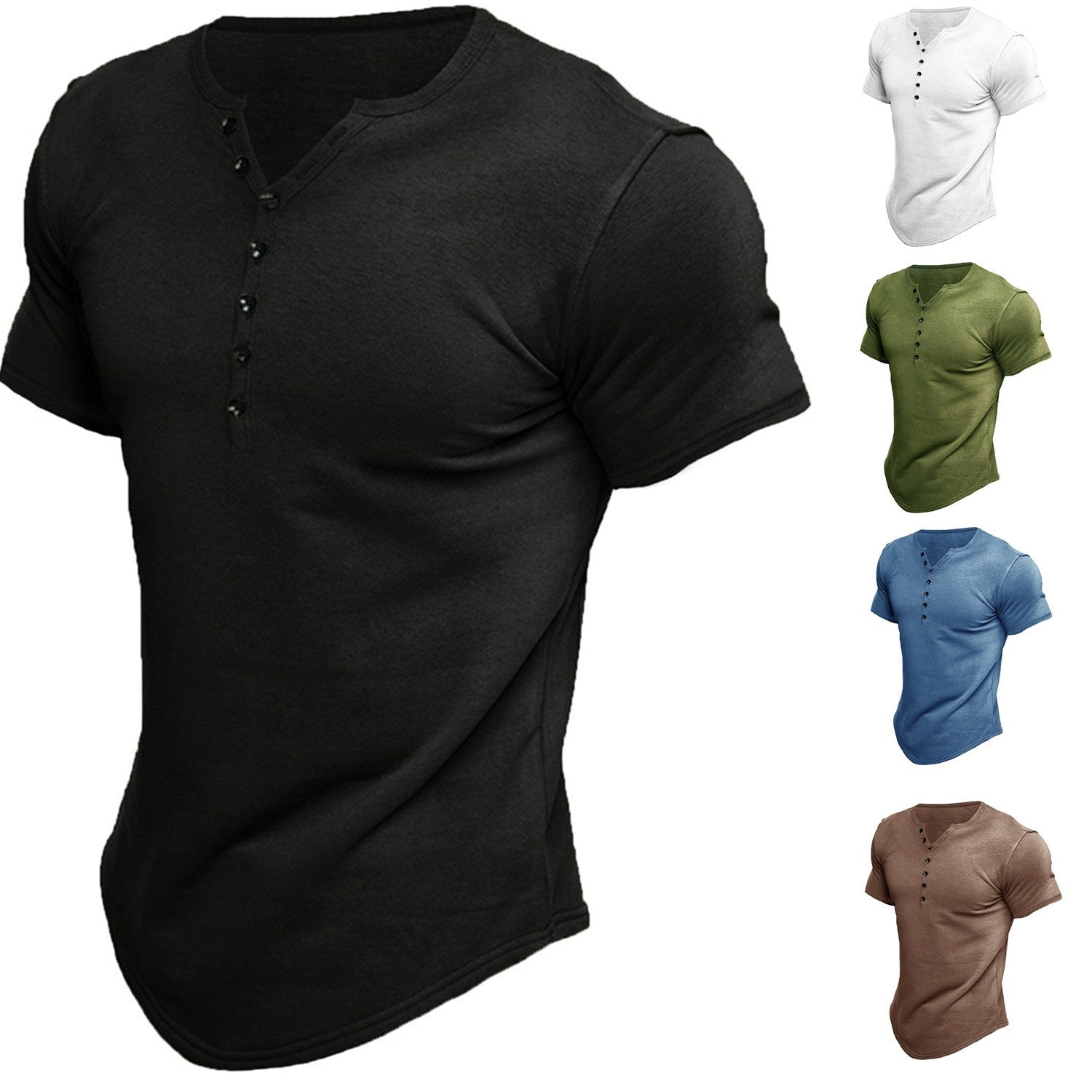 Herren T-Shirt Kurzarm Freizeitshirt Modern - BerlinGlamour